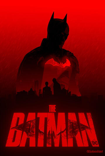 Redesigned Batman Movie poster