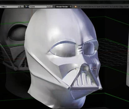 Darth Vader 3D sculpt